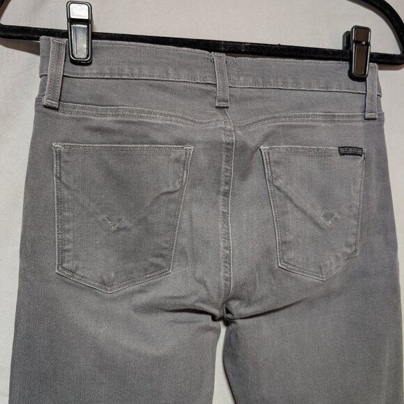 Hudson Women's Gray Faded Wash‎ Skinny Jeans Stretch Denim Classic Fit Size 28 - Picture 5 of 8